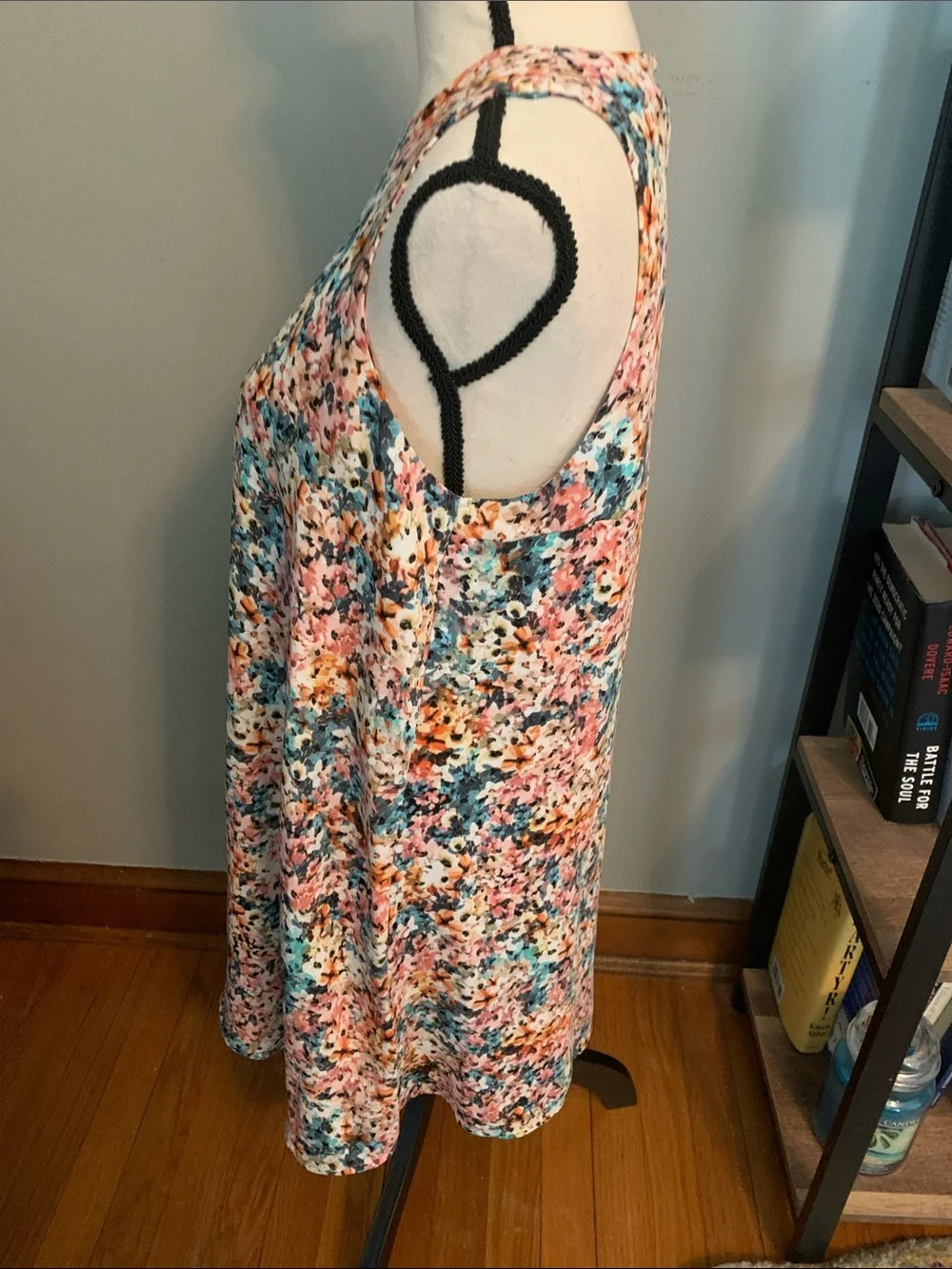 Beacon Multicolor Floral Shift Dress - Pink, Blue, Orange